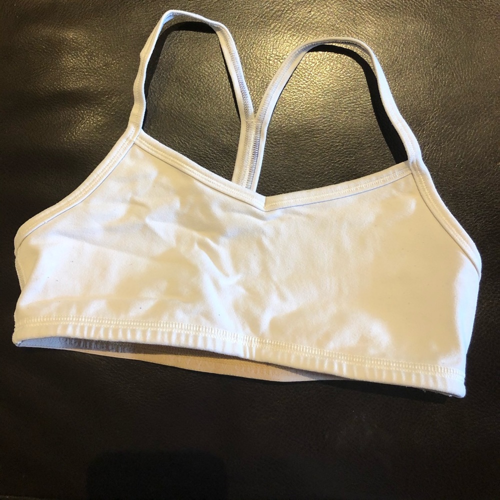 ivivva white sports bra